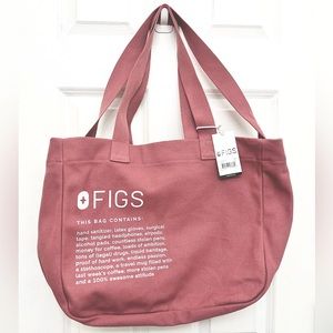 Figs Mineral Mauve Canvas Tote